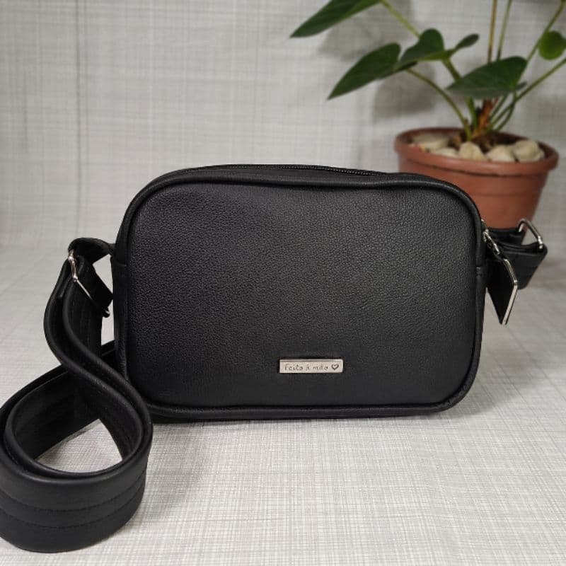 Bolsa Porta Celular Feminina Mini Tiracolo | Bolsa Pequena Ajustável Dia a Dia | Artesanal