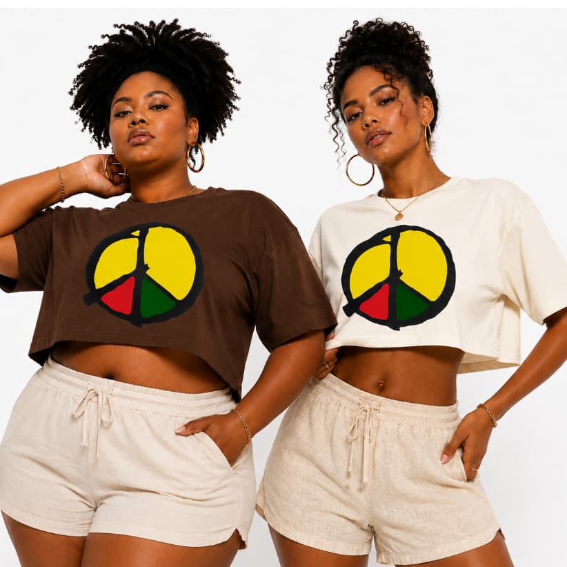 Cropped Feminino Estampado 100% Algodão | Blusa Cropped Feminina Confortável | Moda Verão Plus Size