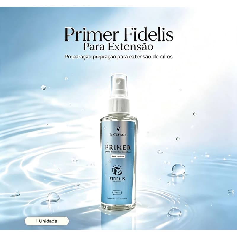 Primer Limpador Fidelis 50ml Extensão de Cílios