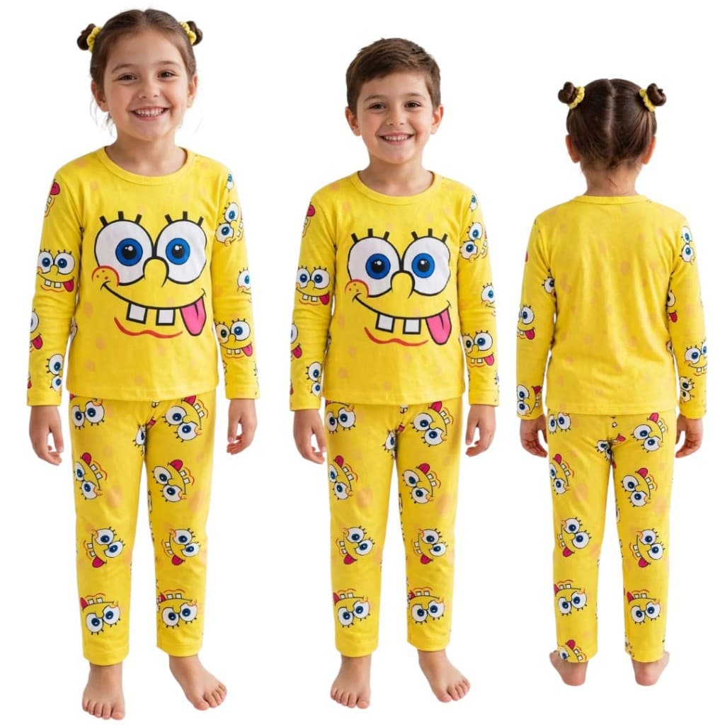 pijama infantil de inverno calça e manga longa conjunto unissex para dormir personagens luxo