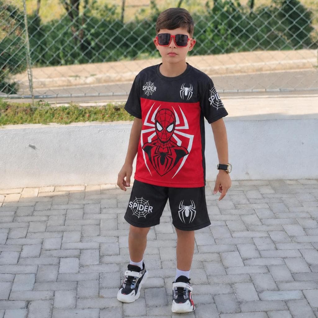 Aranha Conjunto Infantil Conjunto Masculino Roupa Infantil Moda Infantil conjunto frio conjunto time