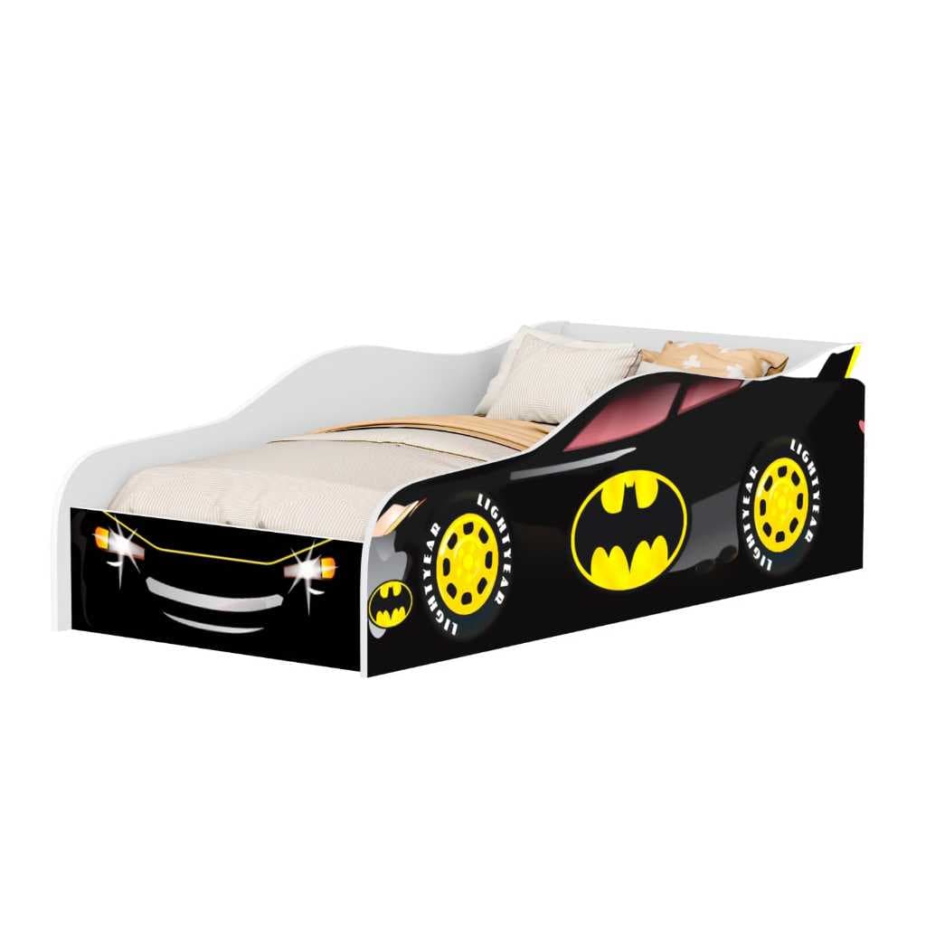 Cama Quarto Infantil Carro Temático Divertido e Seguro Montessoriana Mini Cama Para Colchão 150x70