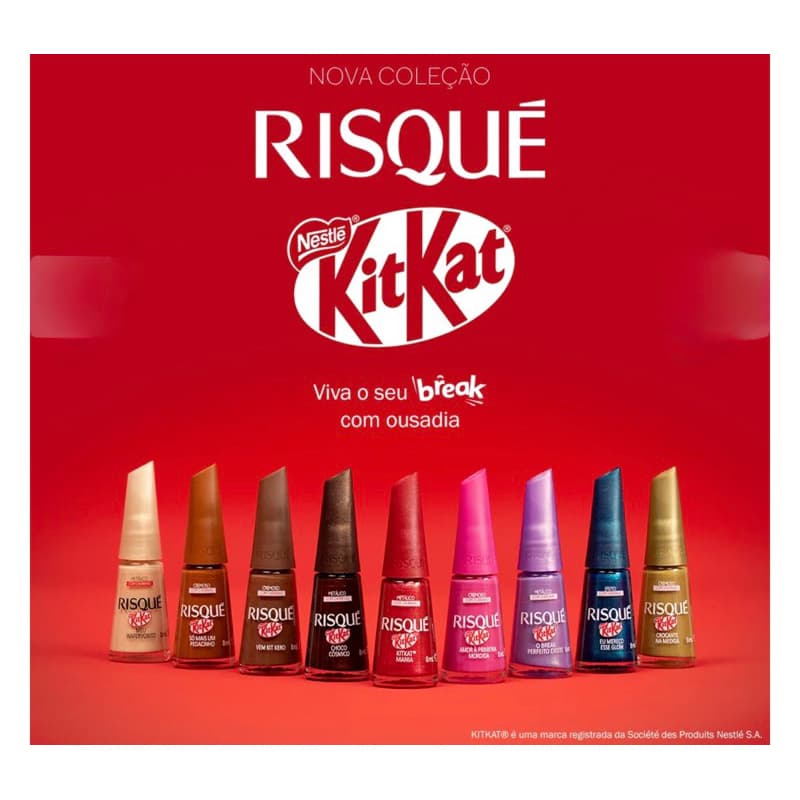 Esmaltes Risqué & KitKat - UNIDADE