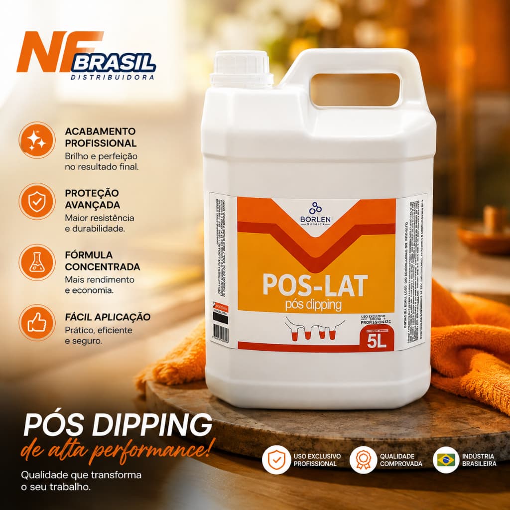 Pos-lat Pós Dipping Solução Antisséptica Para Teto 5 Litros