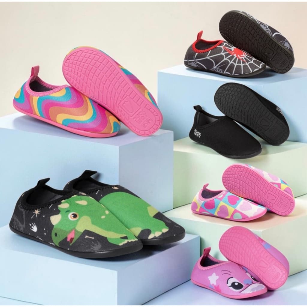 SAPATILHA NEOPRENE ANTIDERRAPANTE INFANTIL CALCE FACIL PRAIA PISCINA NATACAO PARQUE AQUATICA UNISSEX