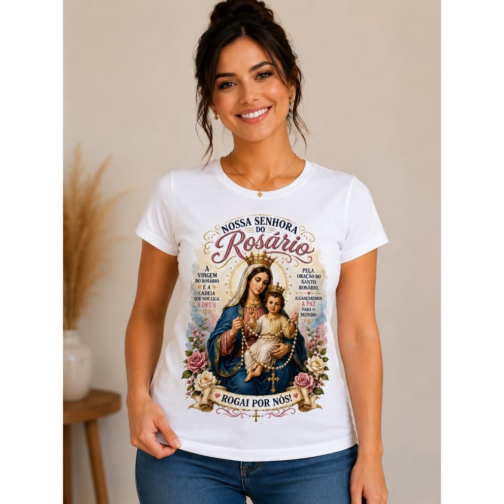 Camiseta Nossa Senhora do Rosário
