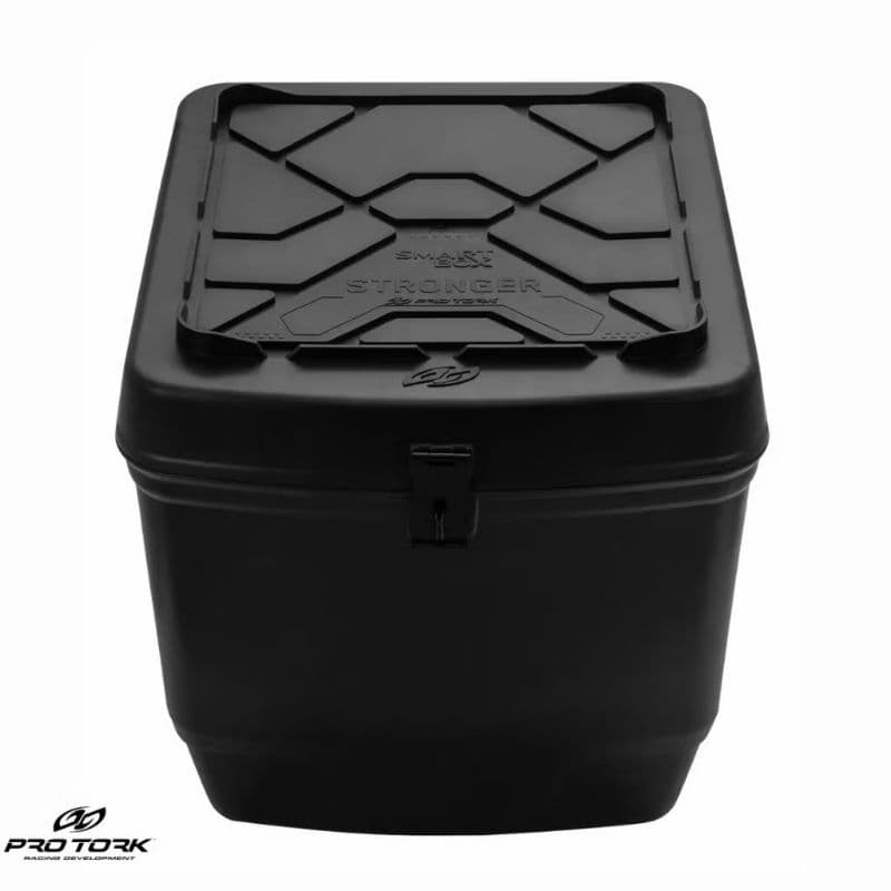 Baú Bauleto traseiro para moto 90 litros pro tork Preto