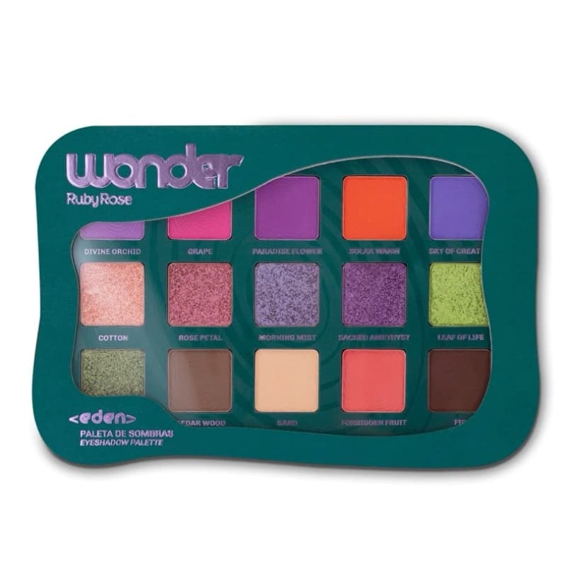 Paleta De Sombras Eden Wonder Hbe2210 - Ruby Rose