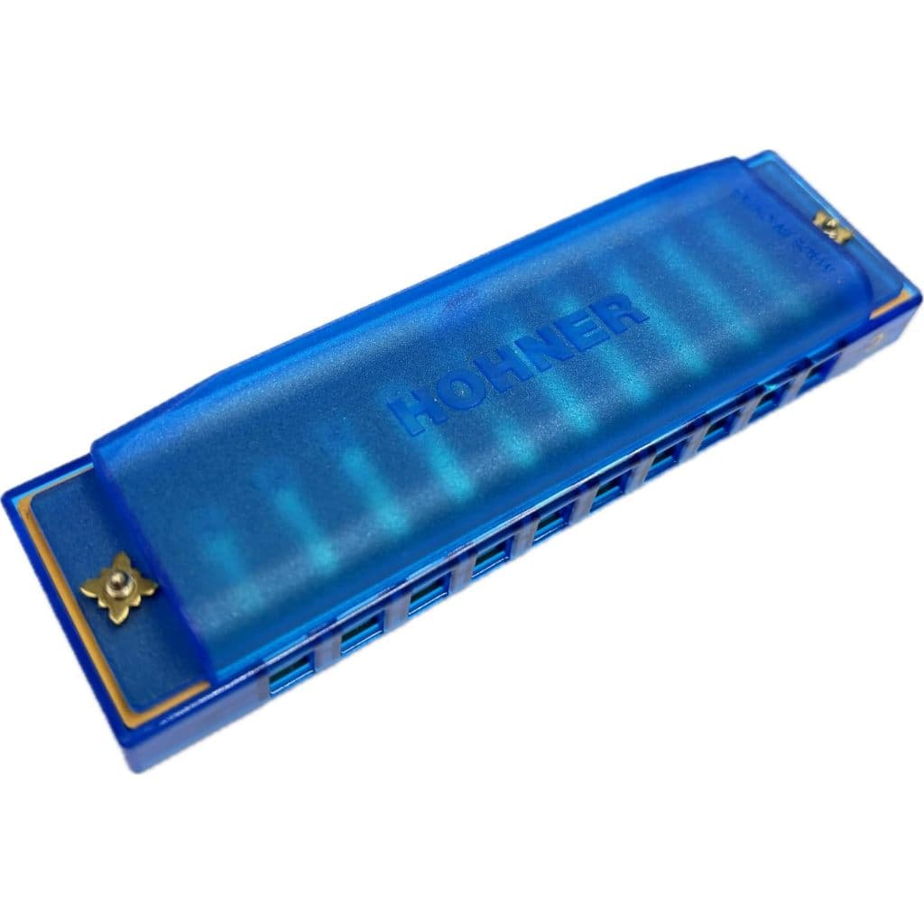 Gaita Harmónica Translucent Harp C (Dó) Azul Diatônica Gaita de Boca Profissional Gaita Hohner