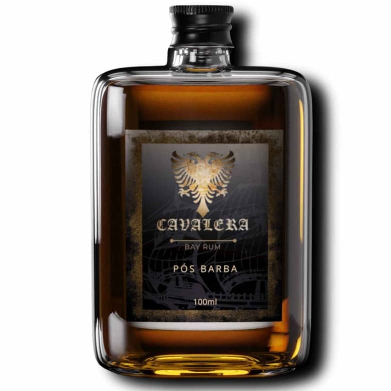 Colônia Pós Barba Cavalera Bay Rum Refrescância Aroma Marcante 100ml