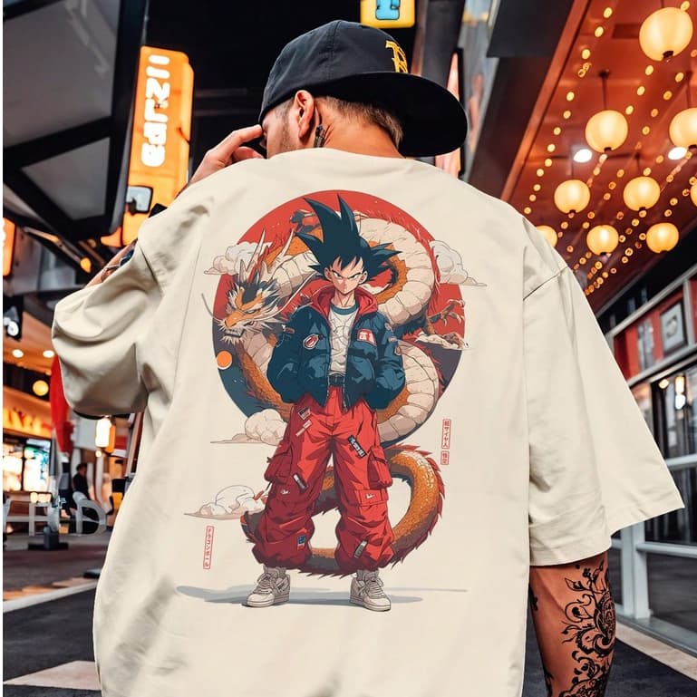 Camisa Camiseta Streetwear Goku Vedita Skate Anime Dragon Ball Z Desenho