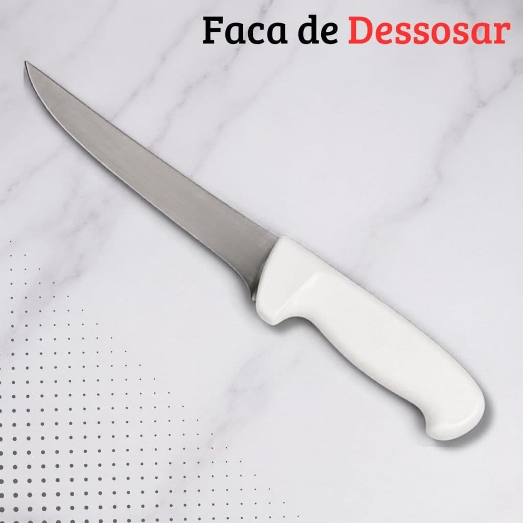Faca De Cozinha Desossar 6 Polegadas 28CM Profissional Aço Inox Para Desossar Carnes Faca Chef