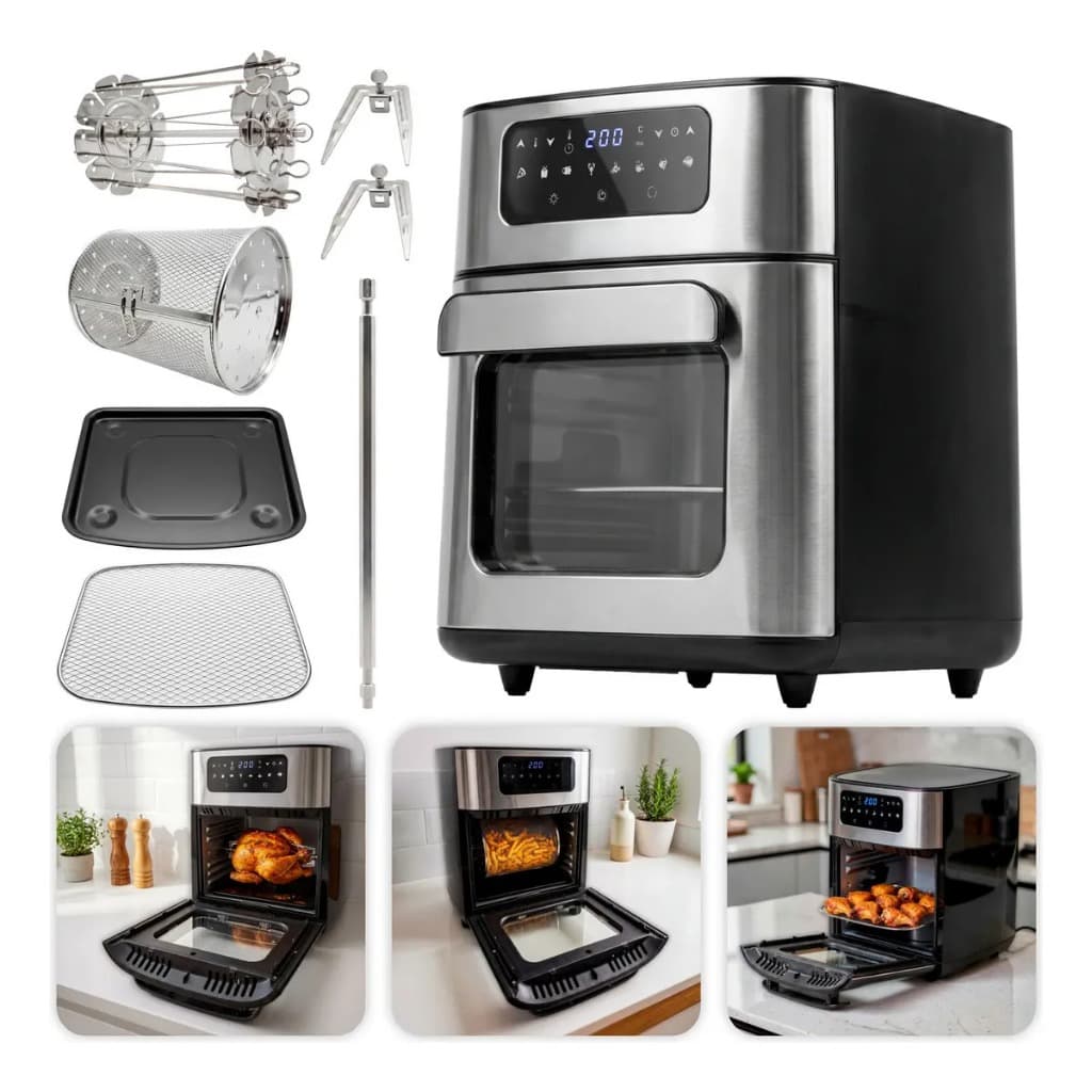AIR FRYER FRITADEIRA E FORNO NAKASAKI LINHA PREMIUM 1700W 12L DE CAPACIDADE