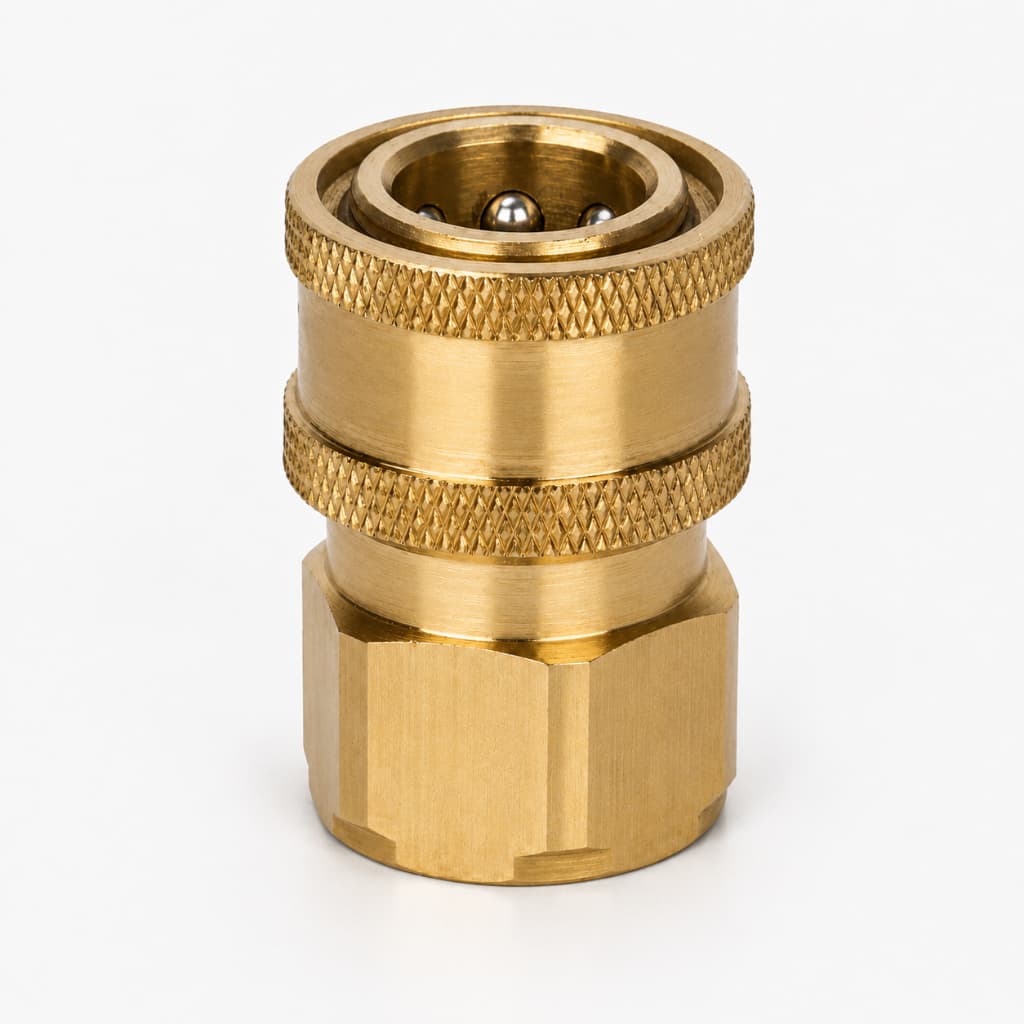 Adaptador Engate Rápido Conector 1/4 Fêmea X M22 Rosca Fêmea