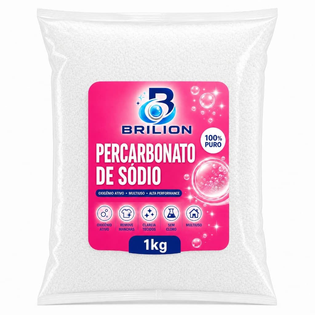 Percarbonato de Sódio 100% Puro Limpeza Em Geral Tira Manchas Roupas Brancas 500g/1kg /2kg