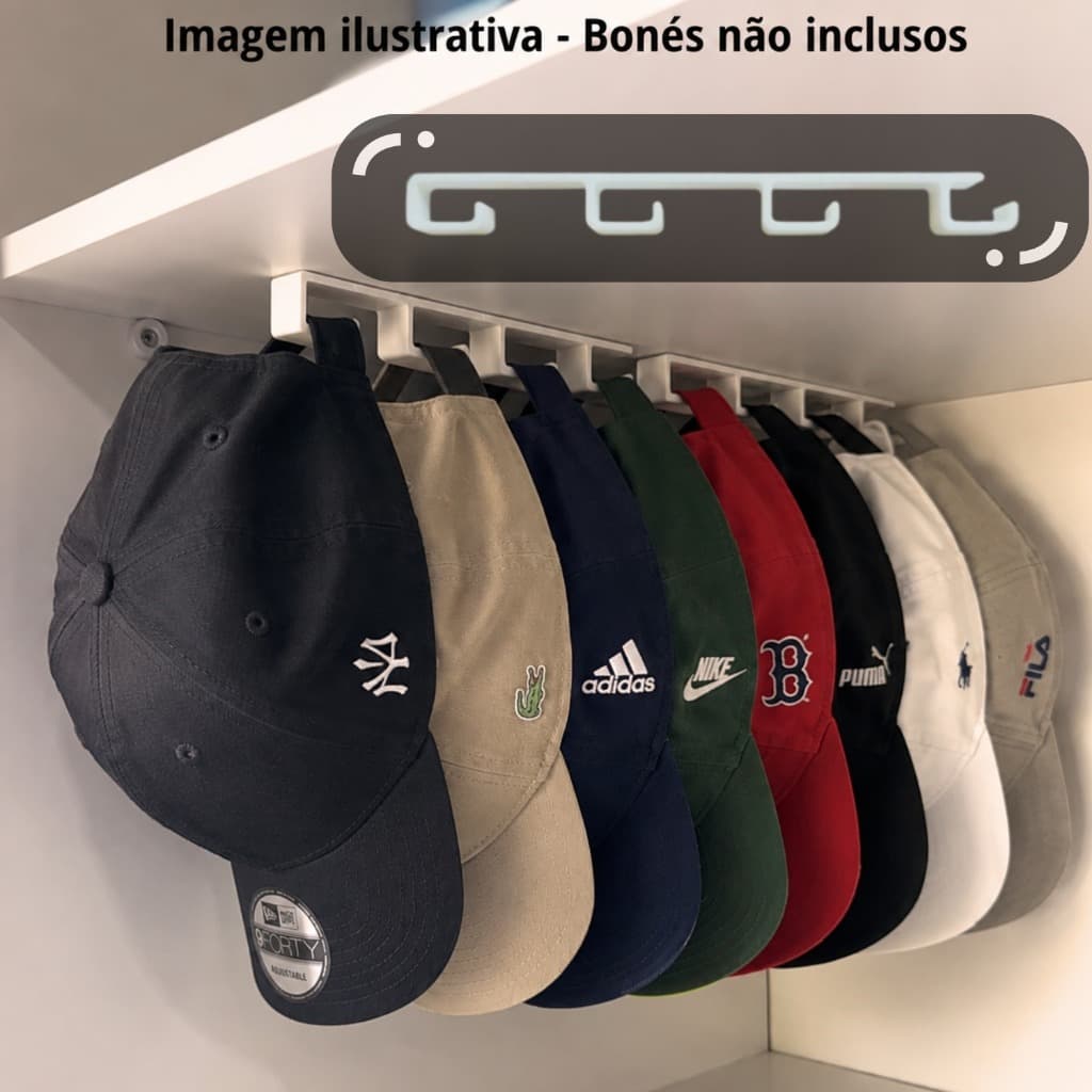 Suporte Organizador Para Bonés Suporte Para Pendurar Bonés Suporte de Boné