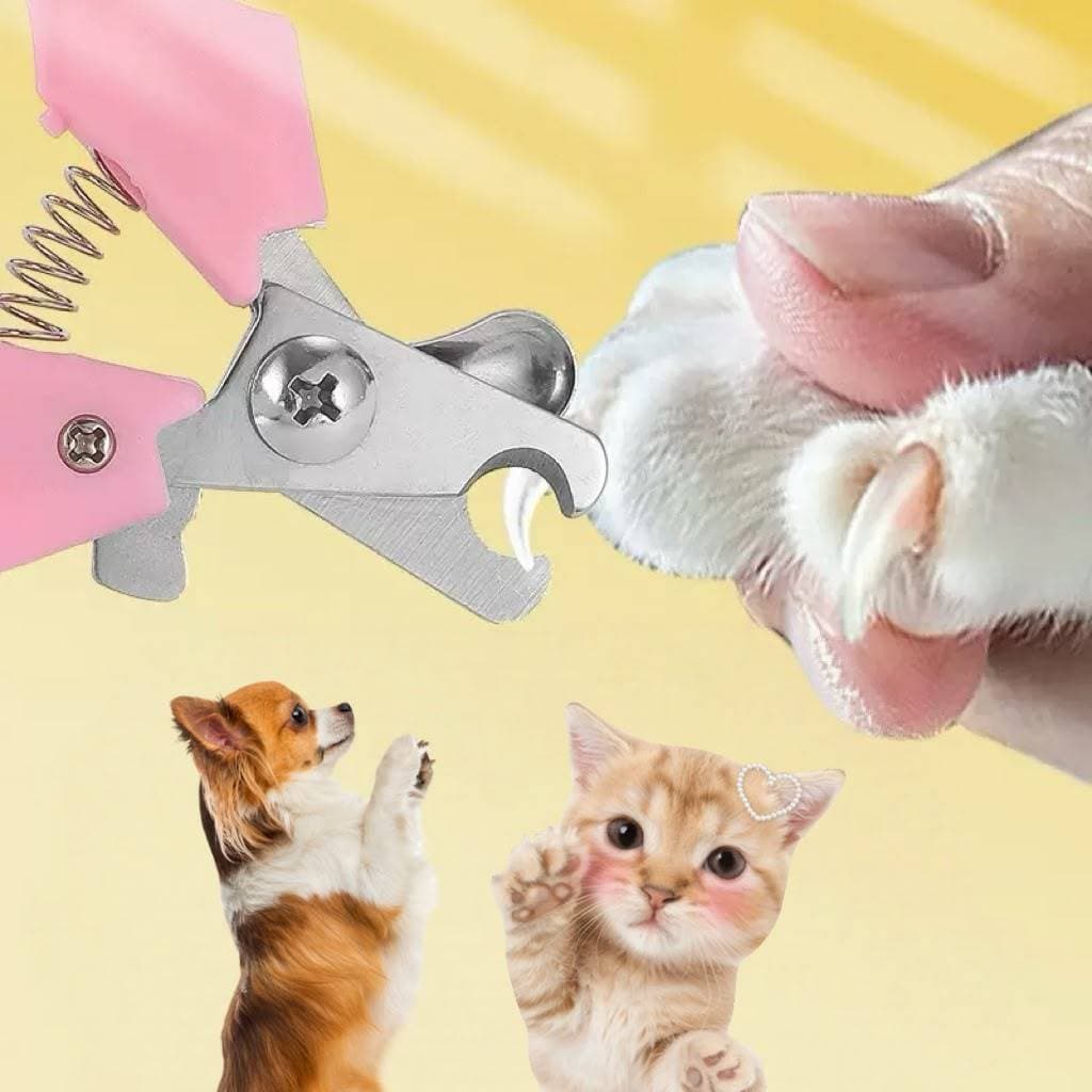 Tesoura Cortadora de Unhas Pet para Gatos e Cachorros – Premium Profissional em Metal – 12cm