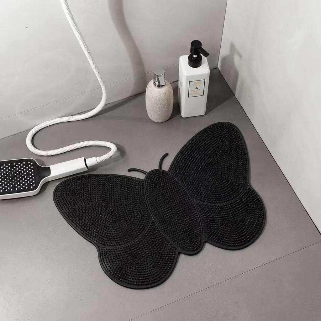 Tapete De Box Banheiro ANTIDERRAPANTE Ventosa Massageador Limpeza De Pés