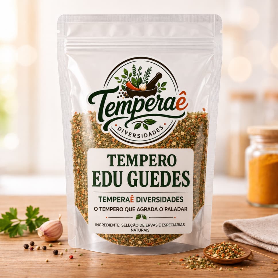 Edu Guedes 1 KG Tempero Natural Para Cozinha Especiarias Para Comida Sem Conservantes