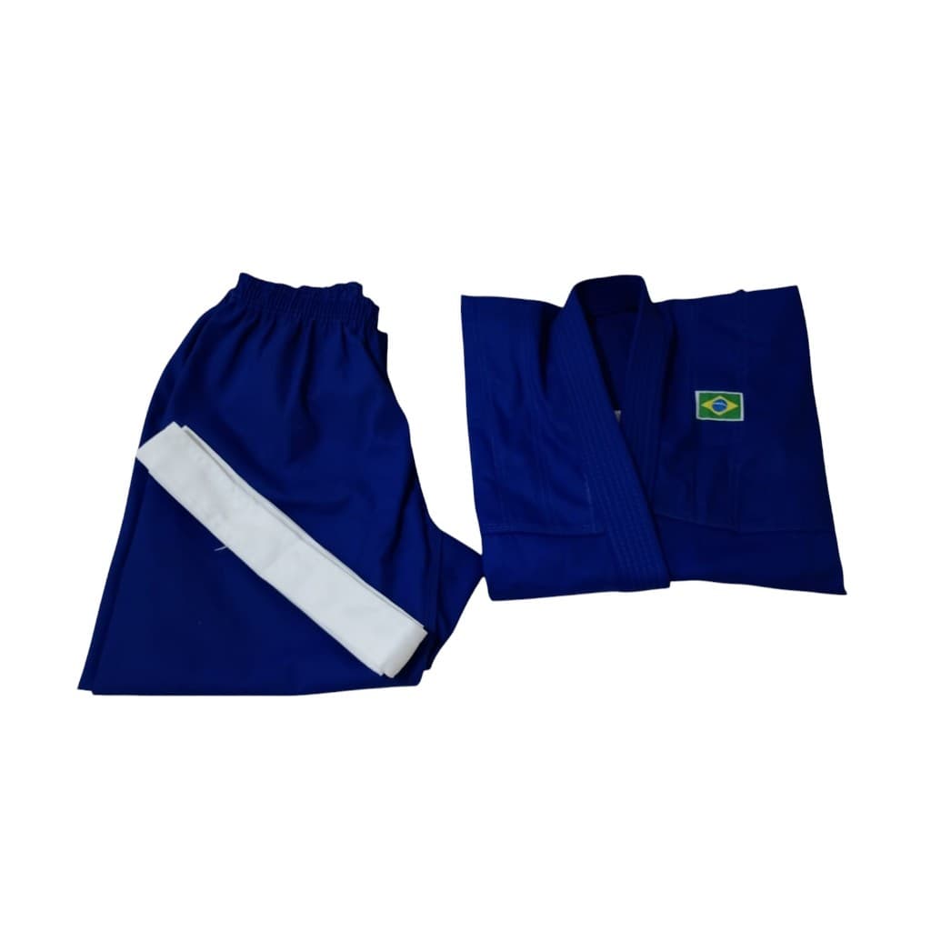 KIMONO INFANTIL JIU-JITSU/JUDÔ - AZUL - TAMANHO M4