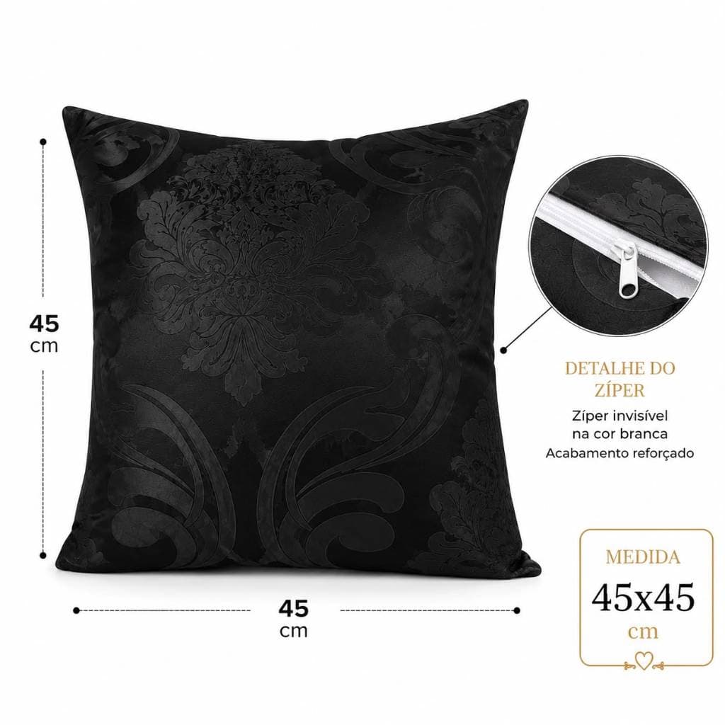 **Capa de Almofada Jacquard 45x45 Decorativa para Sofá Sala Quarto – Moderna e Elegante**
