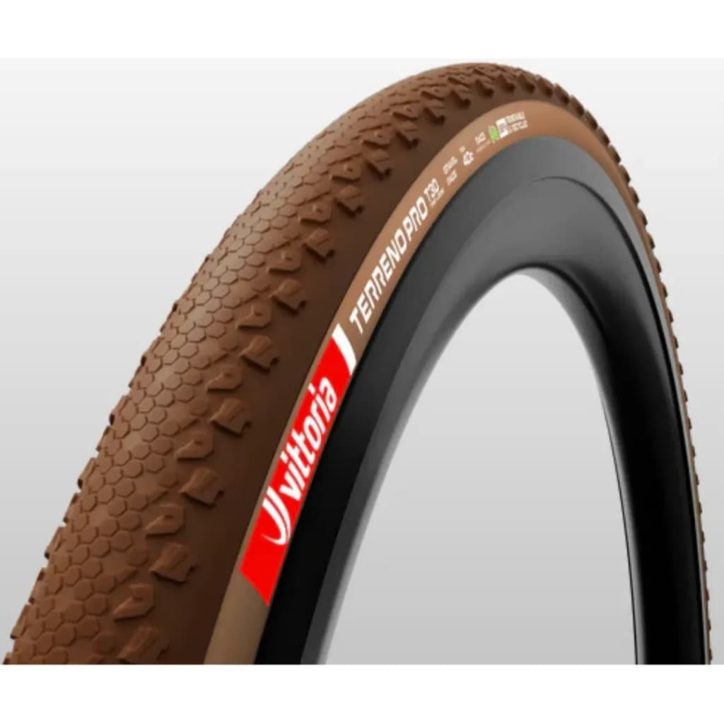 Pneu Gravel Vittoria Terreno Pro T30 700x40 Tlr Marrom Natural