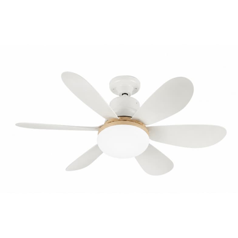 Ventilador De Teto Silencioso Econômico Com Luz Led Lâmpada