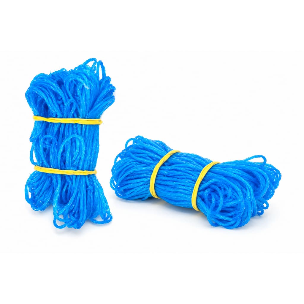 PAR DE REDE PARA MINI GOL 80X50 CM NYLON AZUL