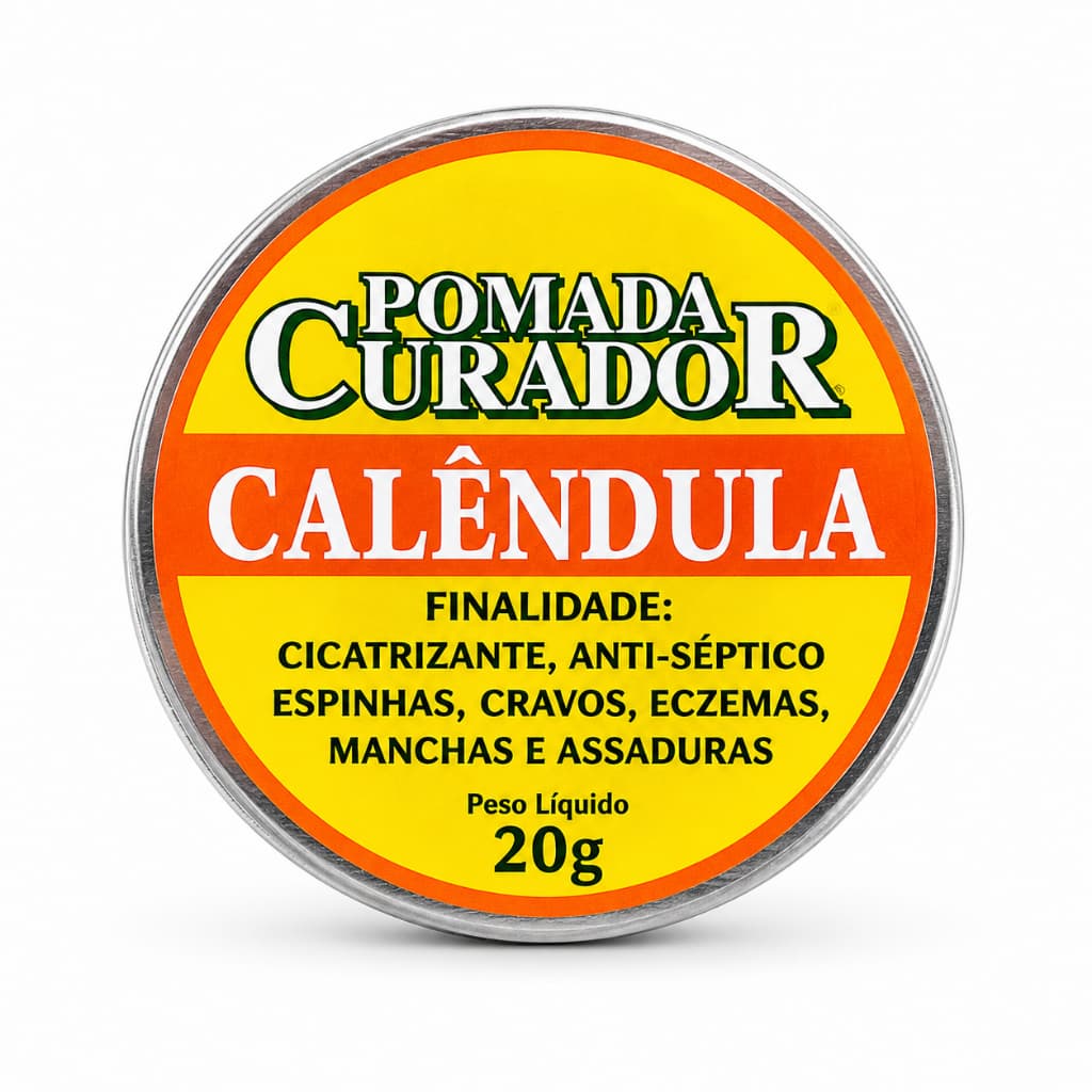6 UN Pomada Curador Calêndula - 20g