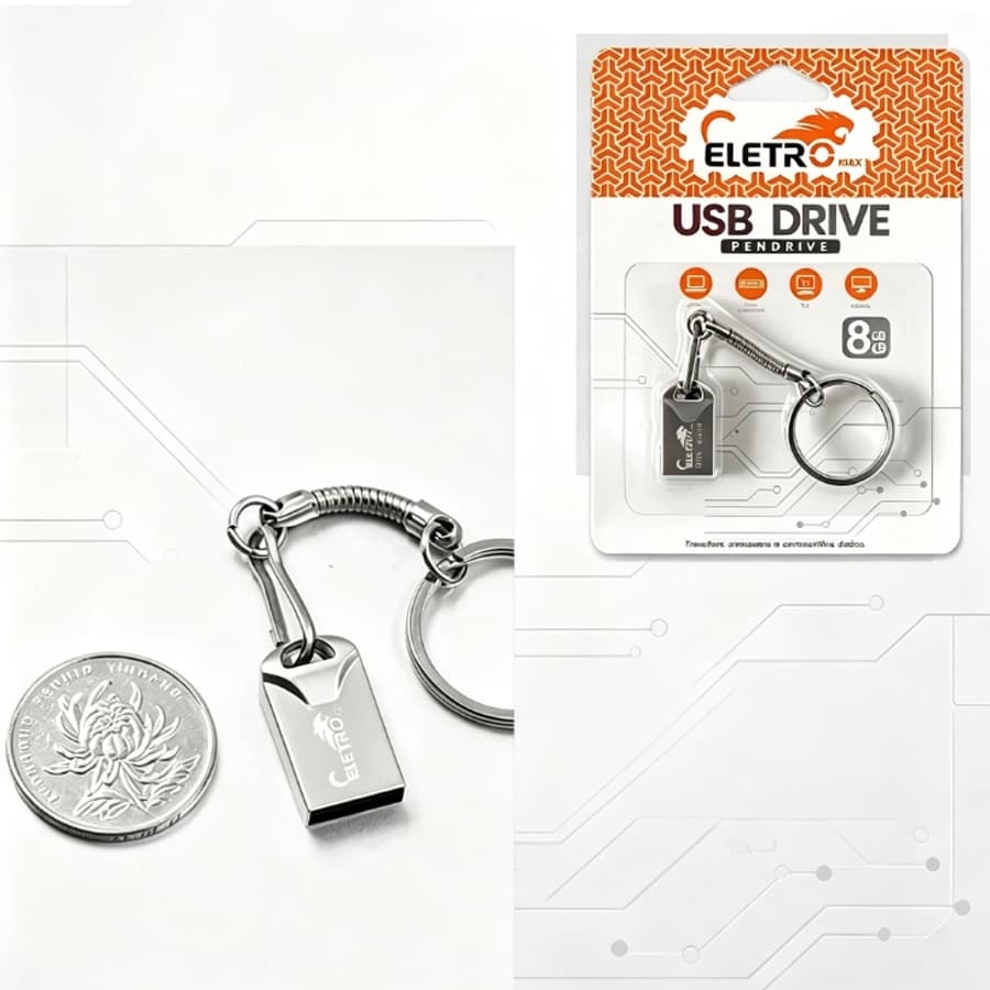 Pen Drives USB 8GB 16GB 32GB 64GB 128GB Marca ELETRO 2.0 Flash Drive Pen Drive