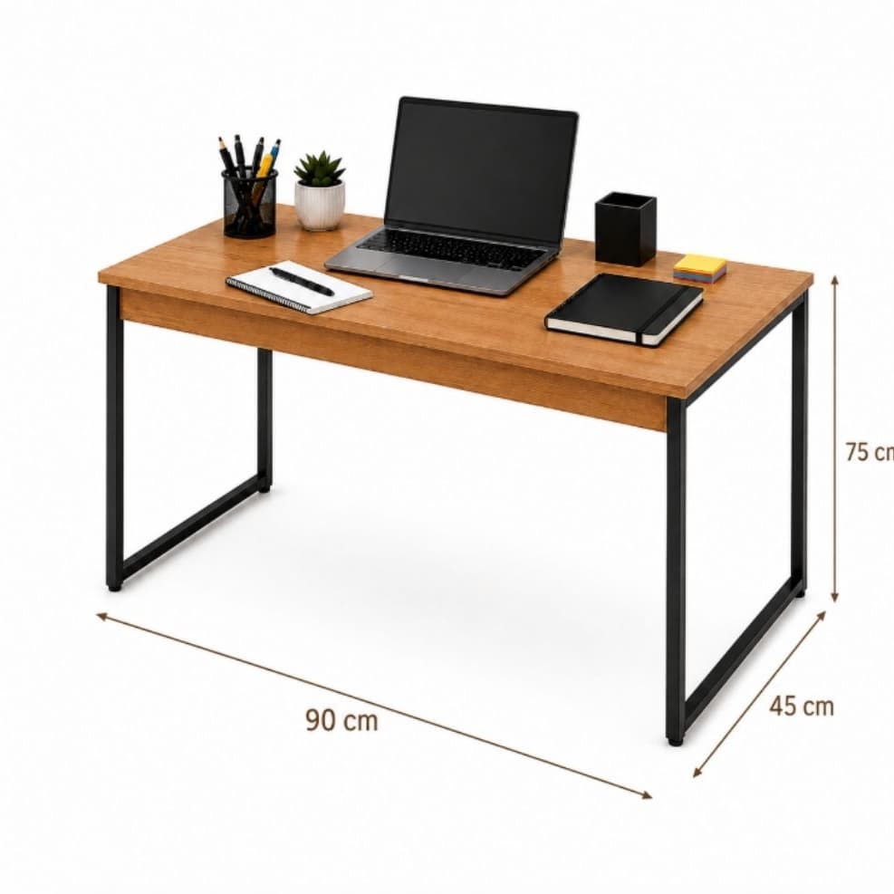 Mesa Escrivaninha 90cm Escritório Estudos Quarto Computador Notebook