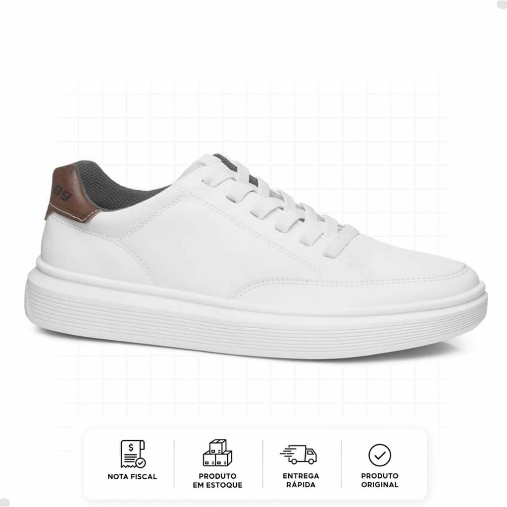 Tênis Sapatênis Pegada Elegante Social Trabalho Envio Rápido