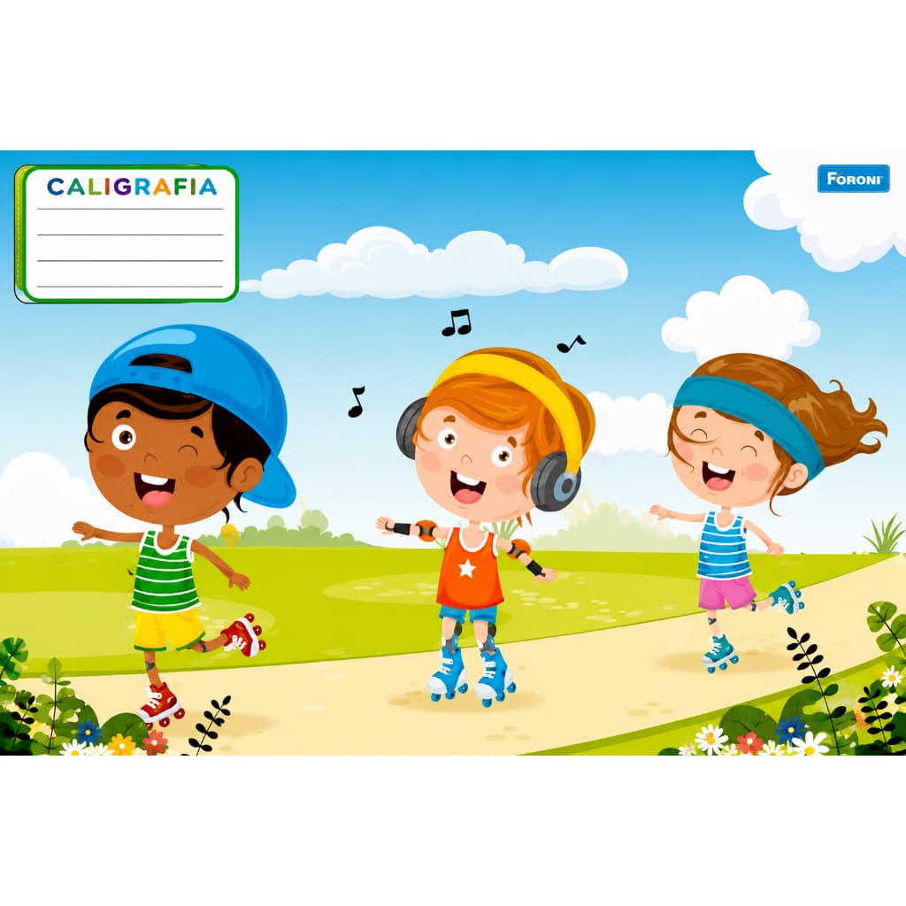 Caderno Pedagógico Caligrafia cf 40 Folhas Foroni