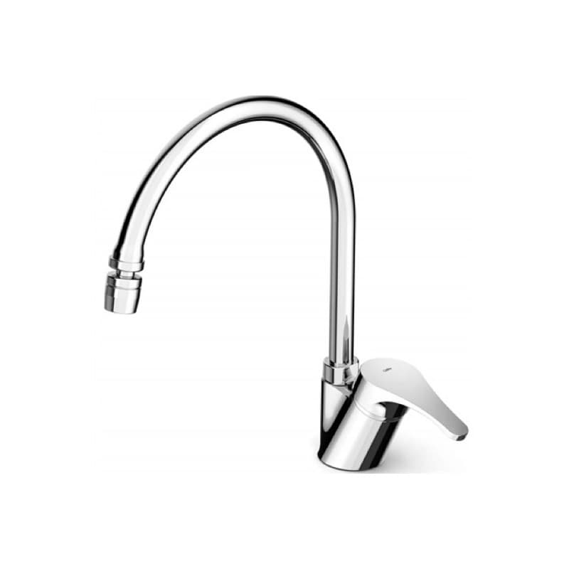 Misturador Monocomando para Cozinha de Mesa Bica Alta Cromado Ecoline 61822