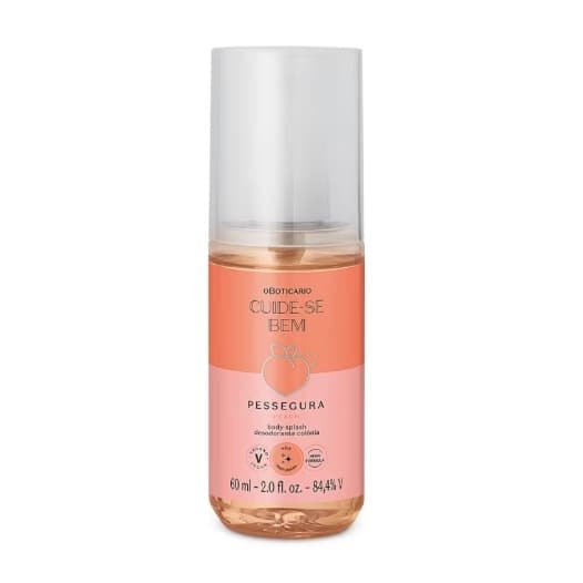 Body Splash Desodorante Colônia Cuide-se Bem Pessegura 60ml - O Boticário