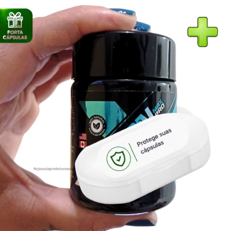 Porta Comprimidos + Linha B Azul para  30 Dias!