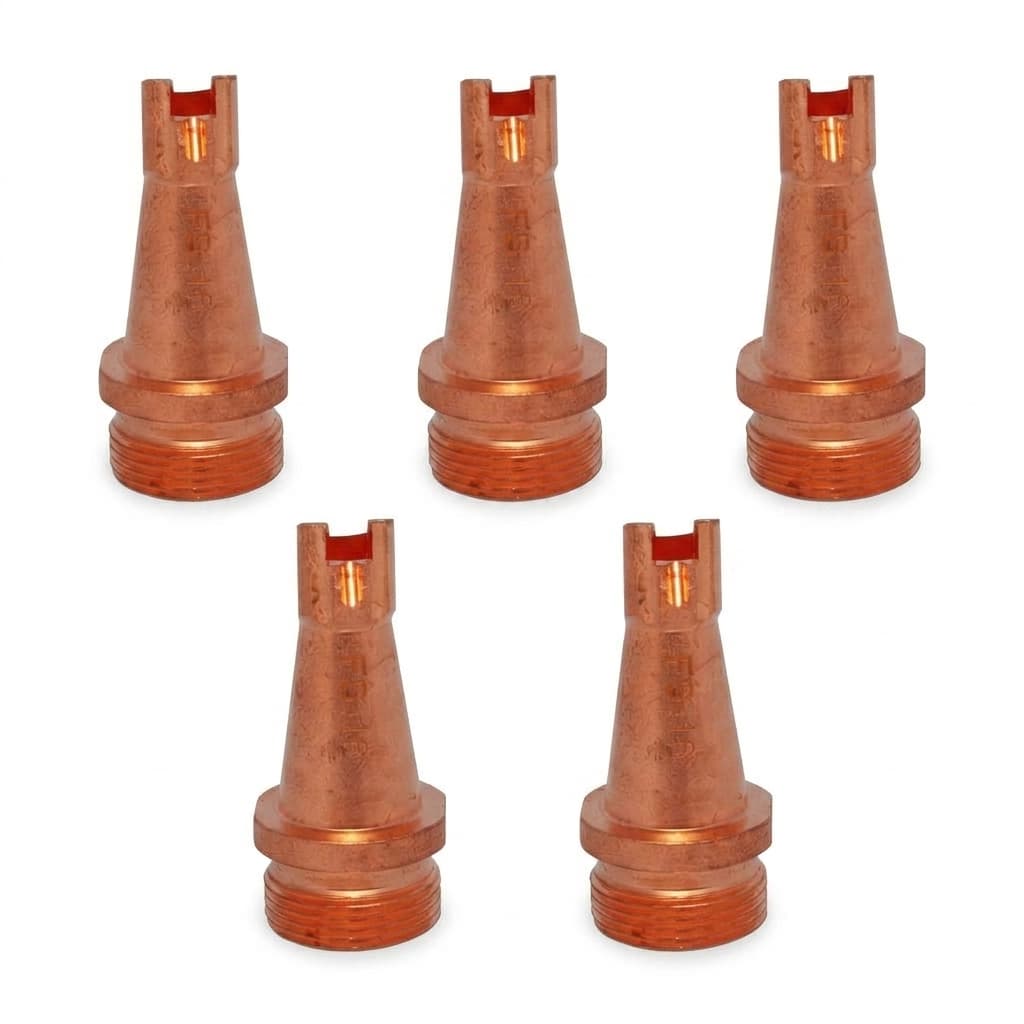 Kit 5 Bico Ponteira Autogena P/ Máquinas De Solda A Laser Arame 1.6mm FS-16 Rosca M16