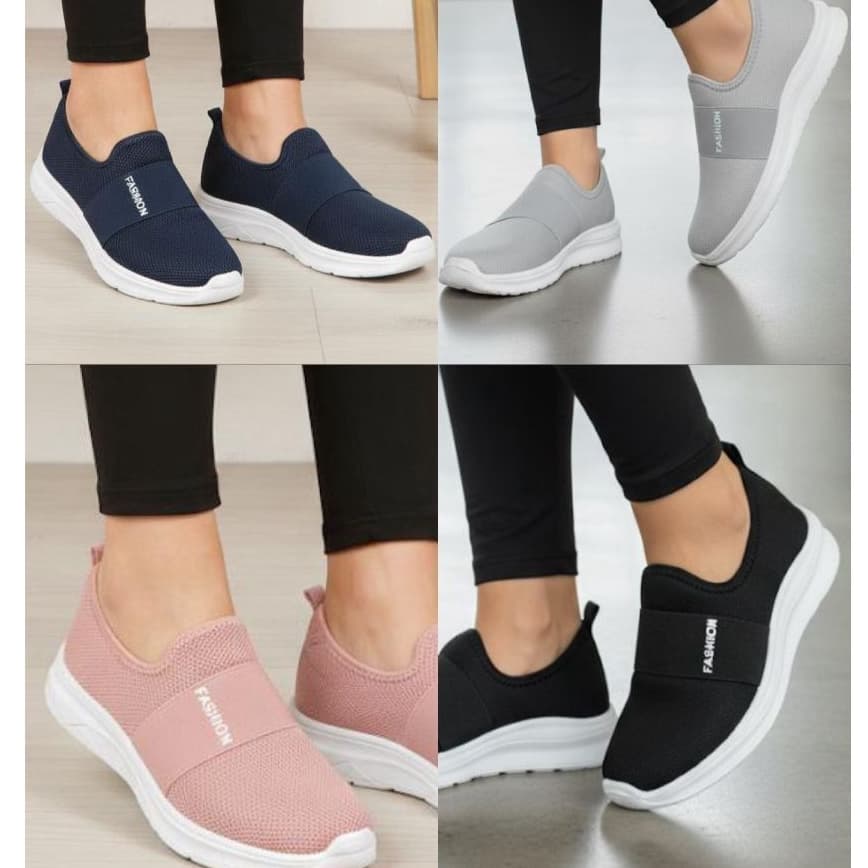 Tênis Fashion Meia Feminino Com Elástico Leve e Mácio Calce Fácil Estiloso
