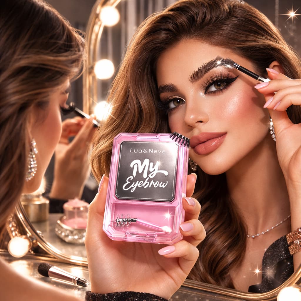 Modelador de Sobrancelhas Lua & Neve My Eyebrow – Definição Natural e Longa Duração + Entrega Rápida