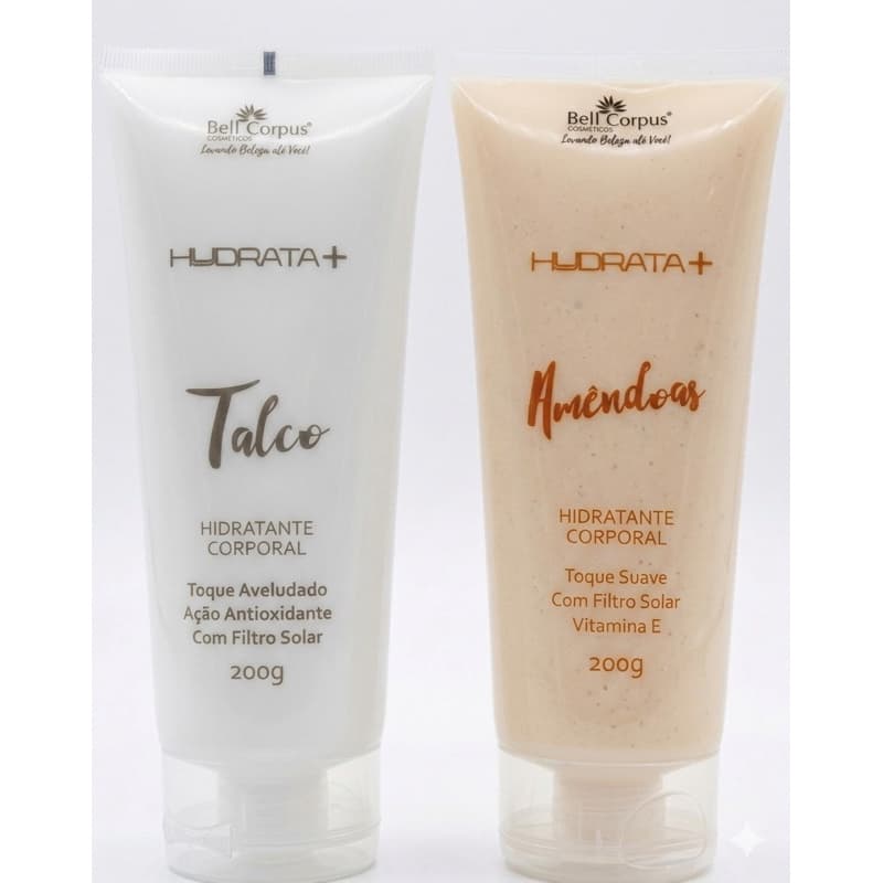 creme hidratante corporal hydrata+ com filtro solar 200g