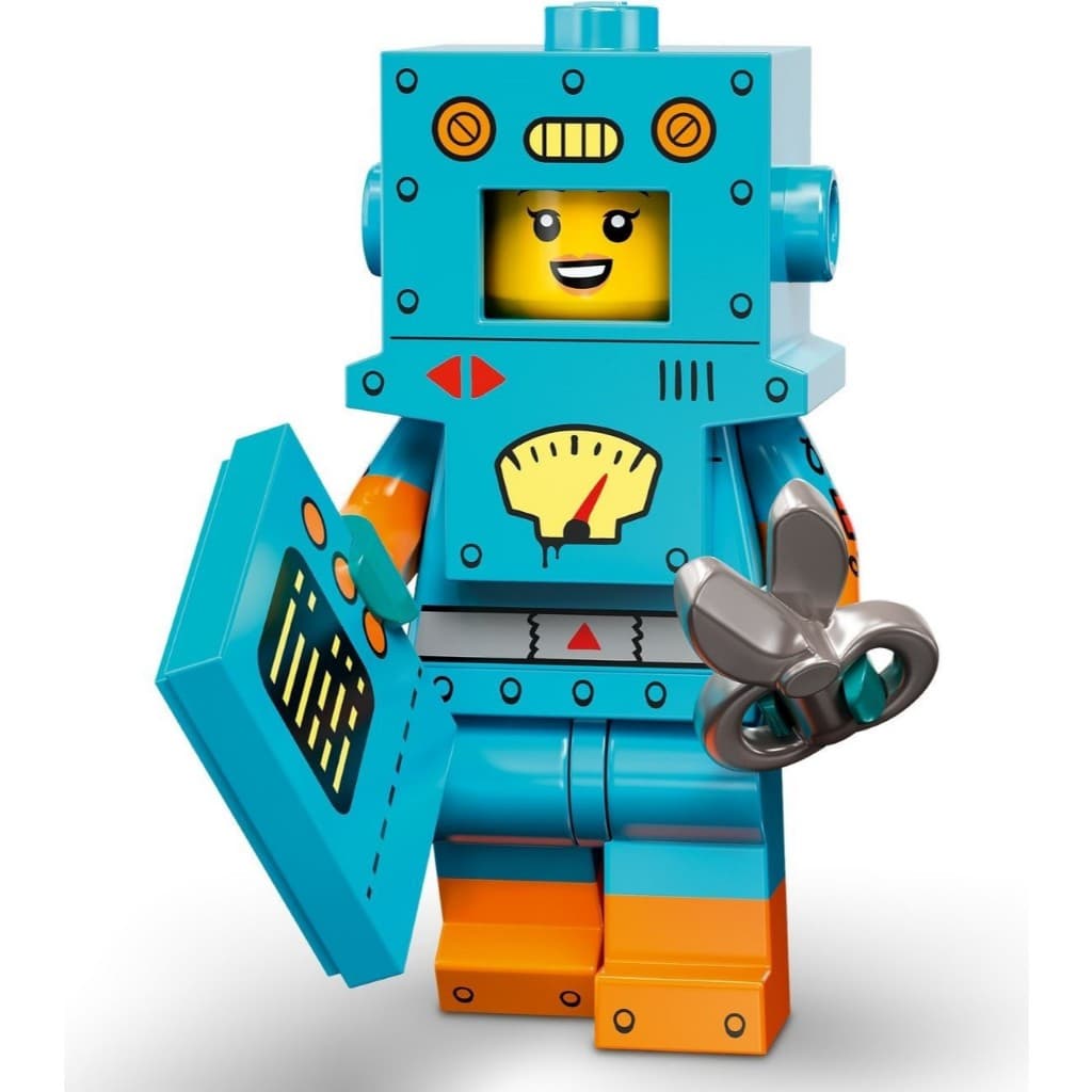 Lego 71034 Serie 23 Cardboard Robot Minifigura Robô de Papelão