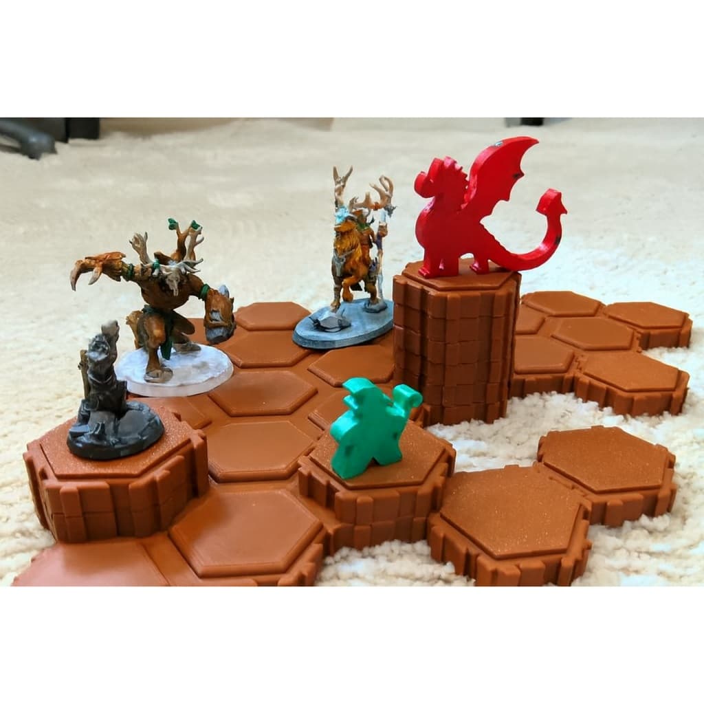 Terrenos Hexagonais para Jogos – Wargaming, RPG Tático e Board Games