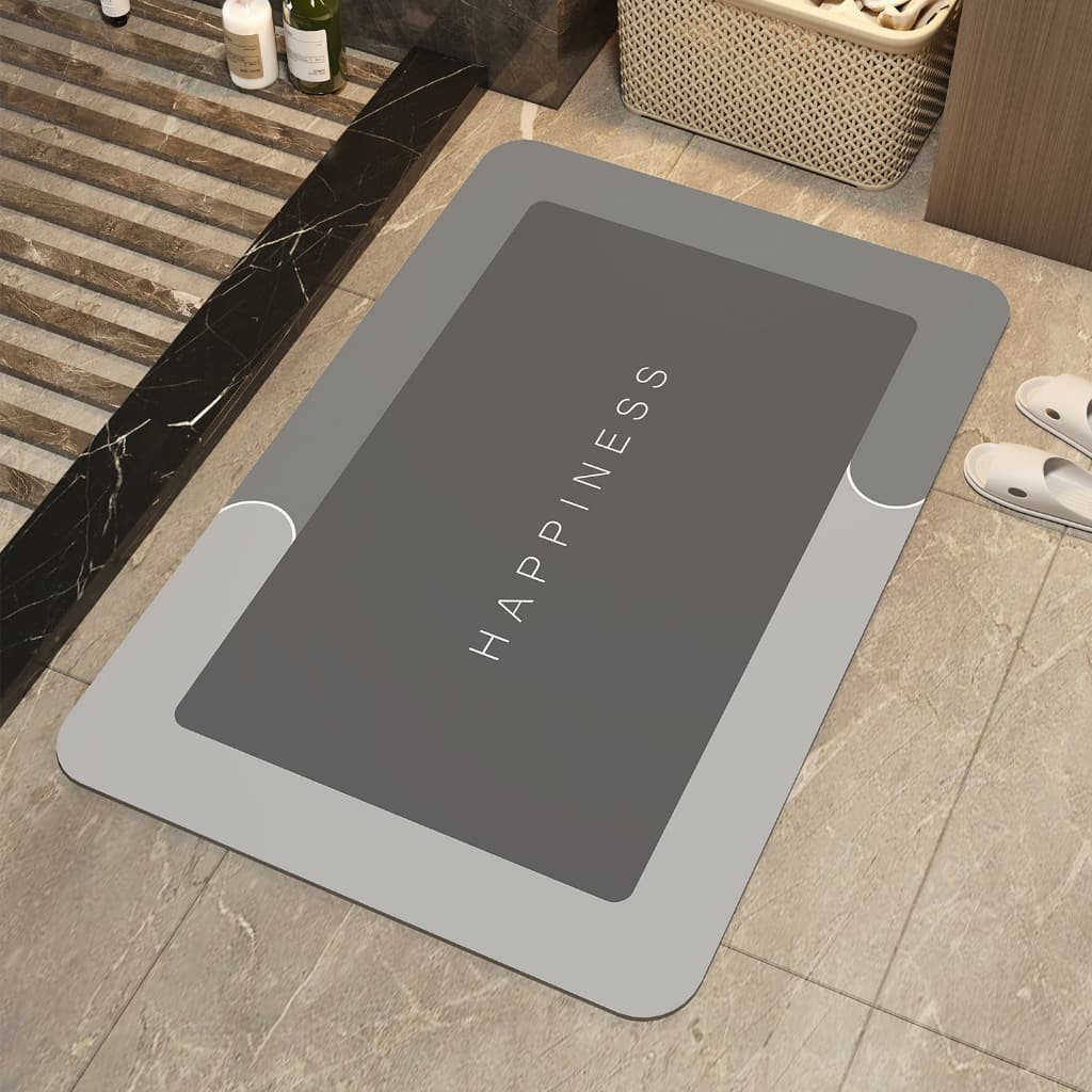 Tapete para Banheiro de Secagem Rápida e Super Absorvente - Ideal para Chuveiro, Cozinha e Varanda