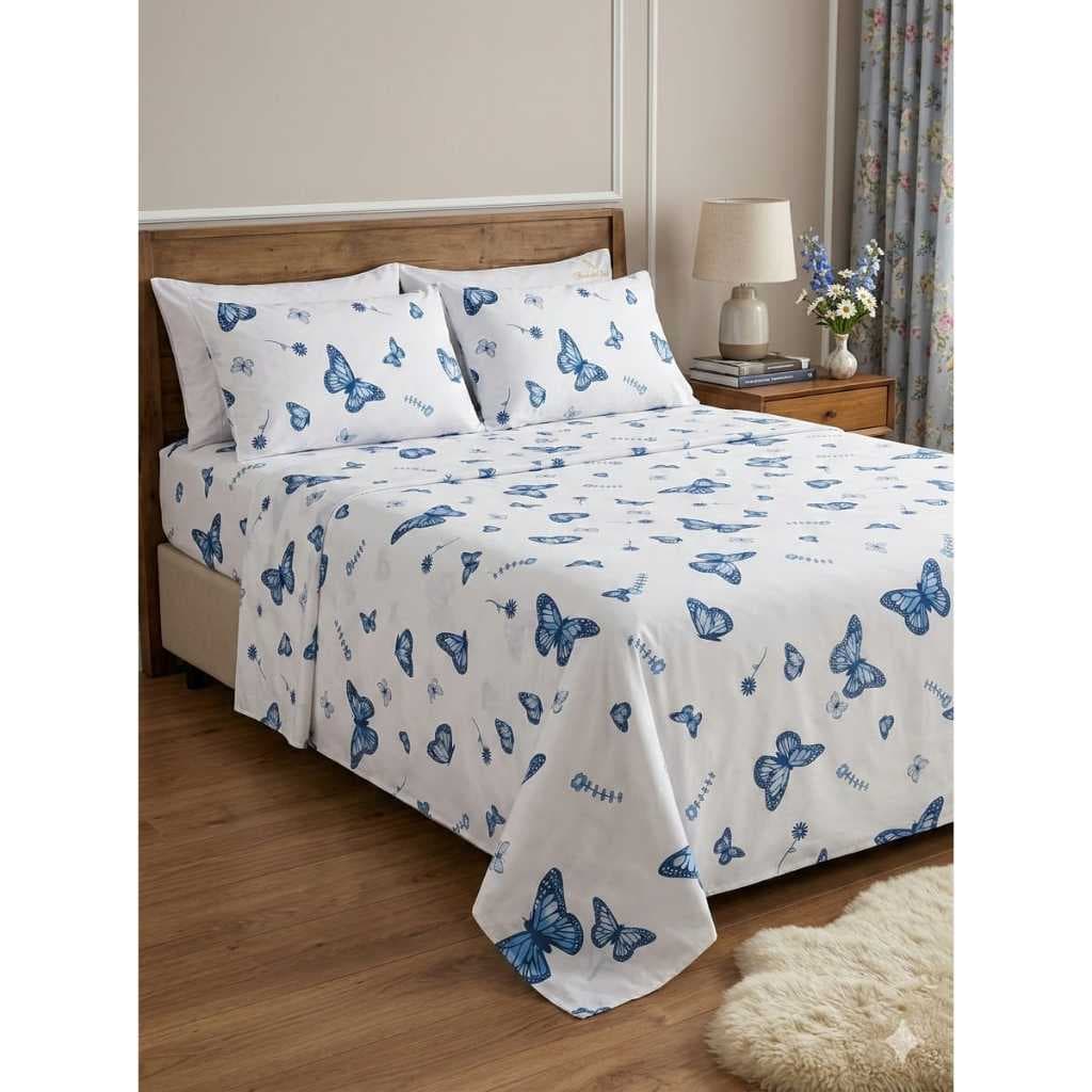 kit Jogo de Lençol Solteiro Casal Queen King Estampado Percal 100% Algodão Envio Imediato Oferta