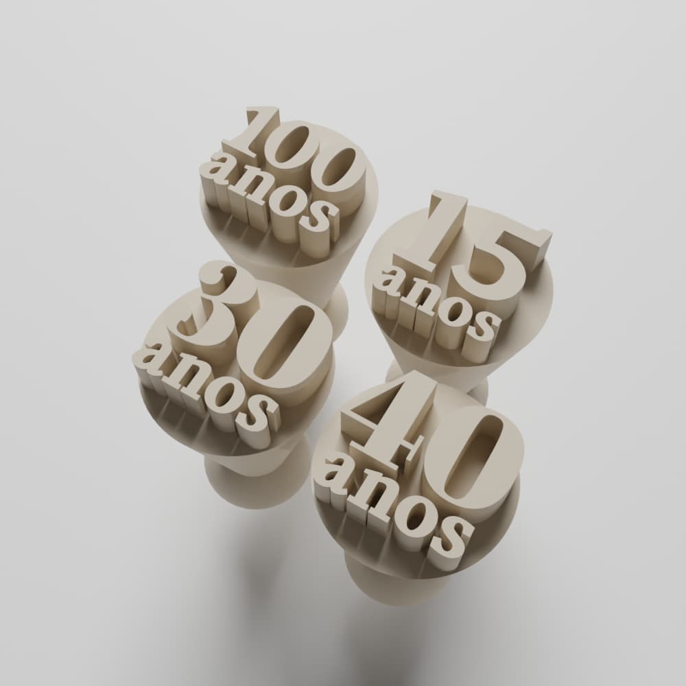 Carimbo para docinhos/brigadeiro - Personalizado com Idade 15 anos 50 anos