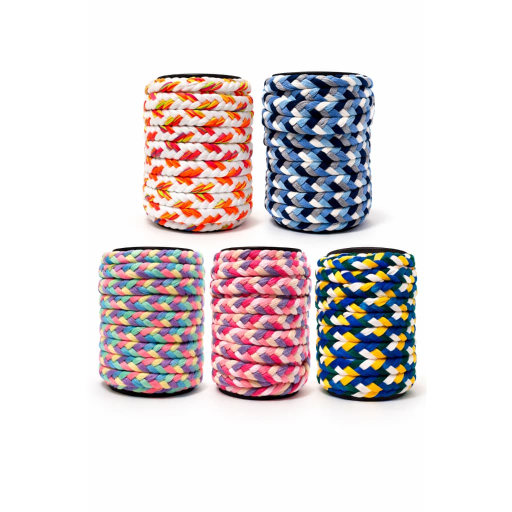 Cordão Trança 10mm Fita Renda Trançado Customização Chinelo Brasil