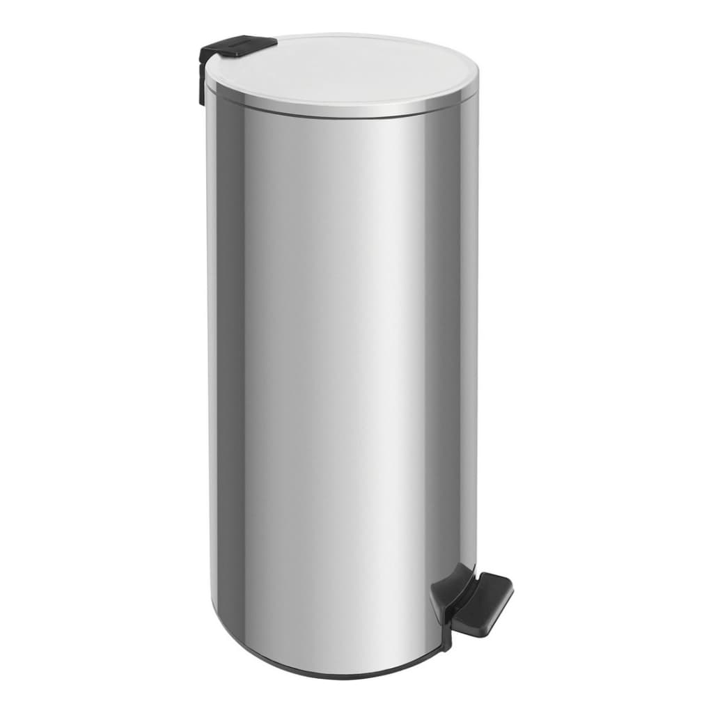 Lixeira Inox Tramontina Com Pedal E Balde Loop 30 Litros