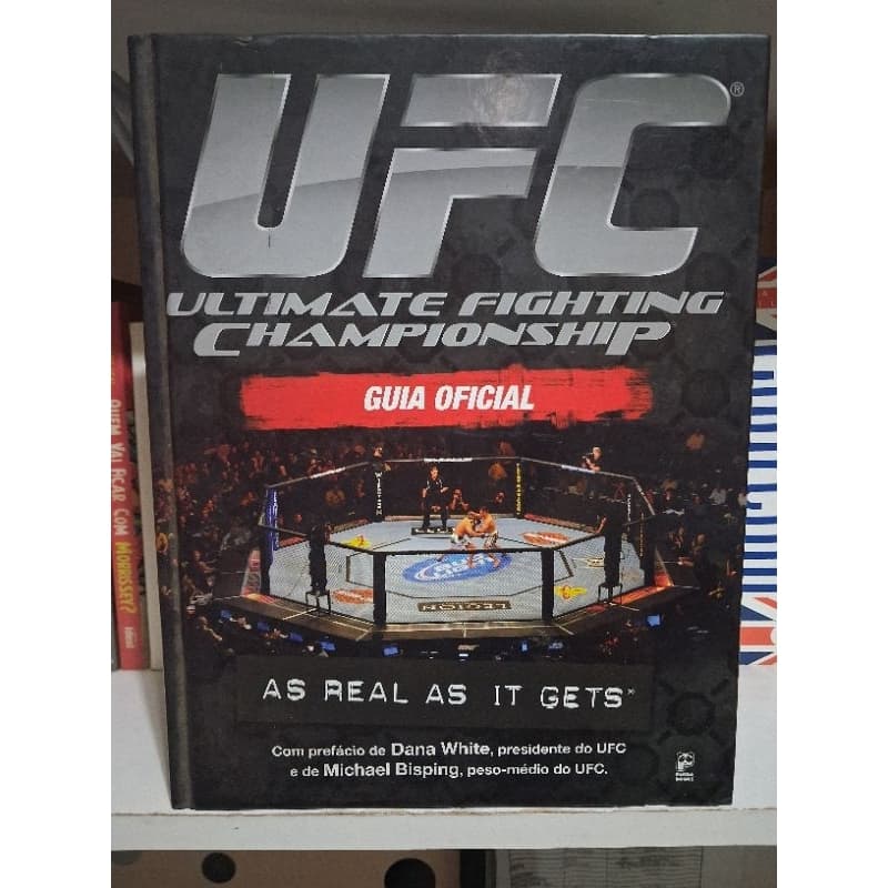 Livro Guia Oficial UFC. USADO. Capa dura, 128 paginas