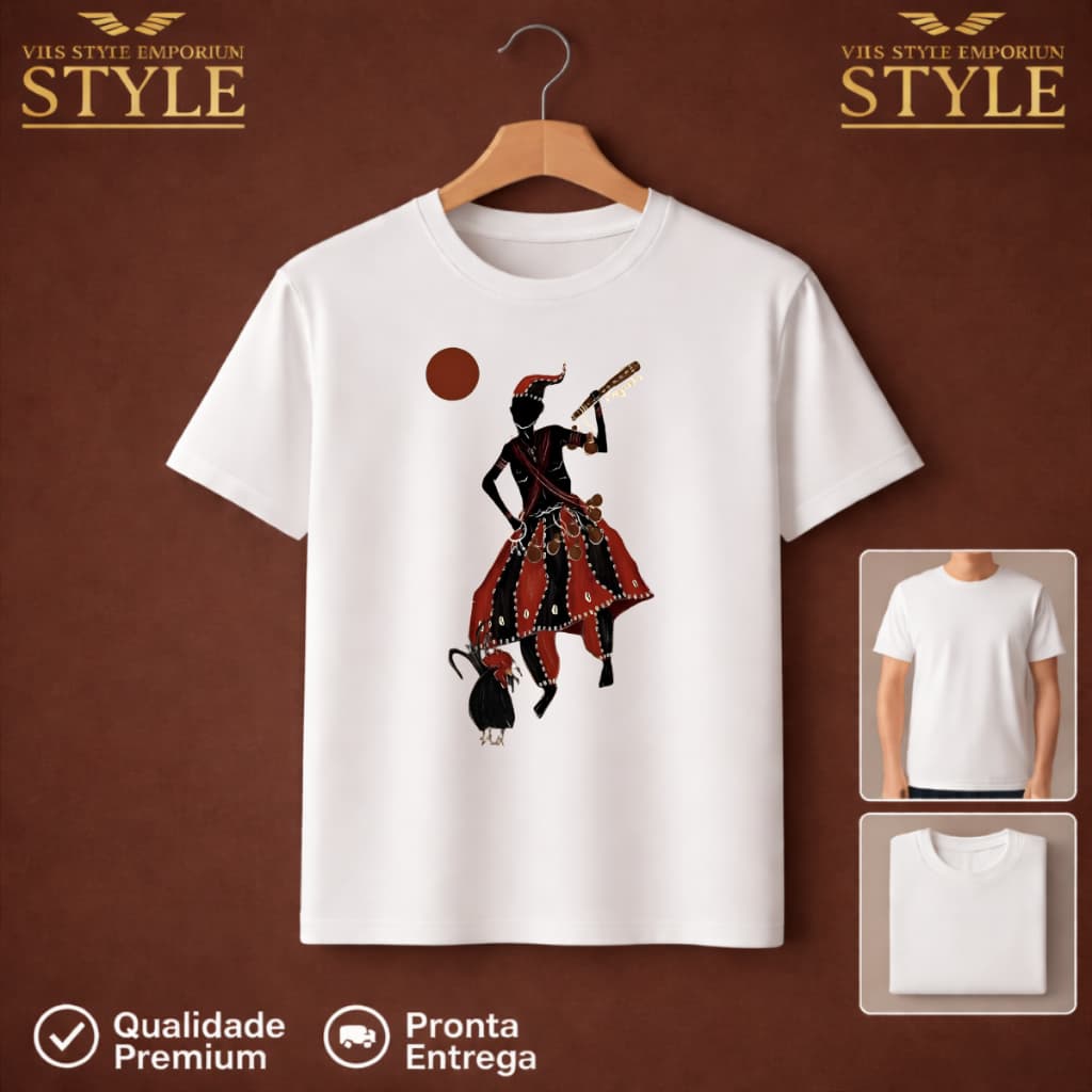 Camiseta Exu Orixá Esú Umbanda Candomblé Camisa Religiosa Afro - presente perfeito religioso vhs