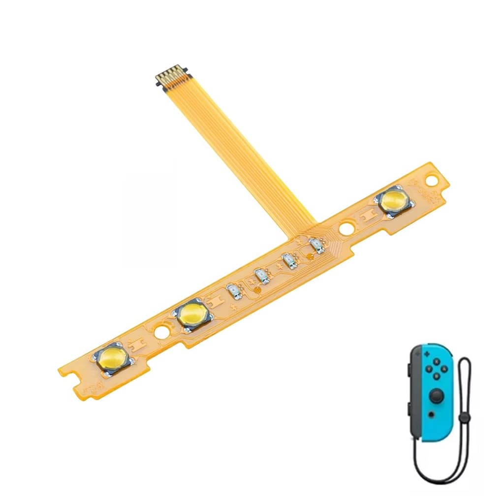 Cabo Flat Botão SR Joy Con para Nintendo Switch Reposição Manutenção Reparo